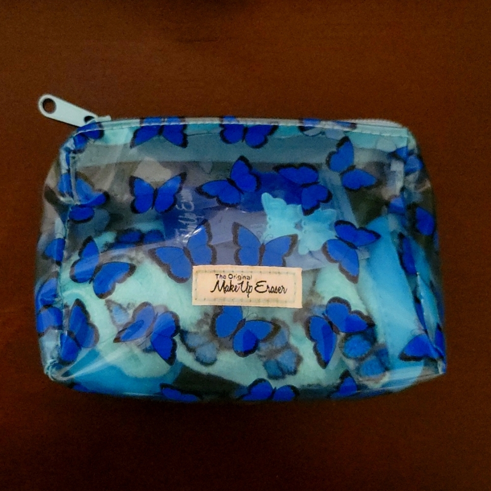 Makeup Eraser Blue Butterflies🦋 NWOT